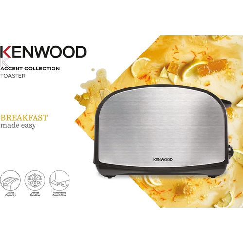 Kenwood 2 Slice Bread Toaster with Adjustable Browning TCM01- Inox