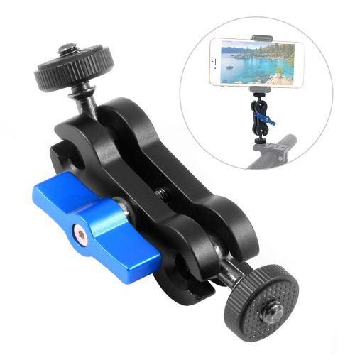 Double Ballhead Mount 14 Inch Screw Magic Ball Head Arm