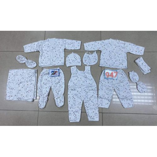 11 Piece Layette Set for Newborn Baby -  Multiple Designs