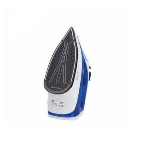 Quality Electric Steam Dry Flat Iron - White,Blue