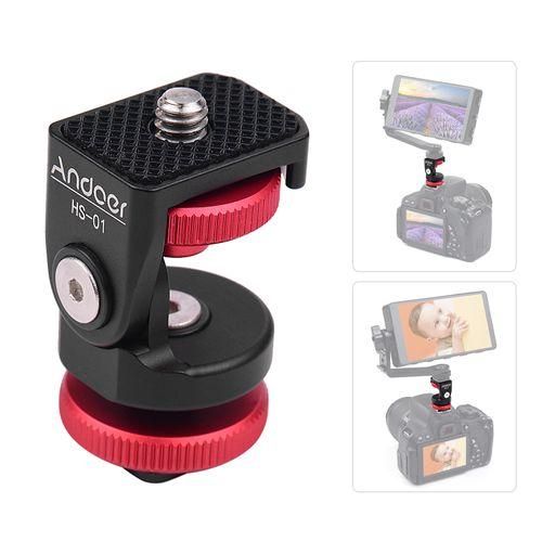 Andoer HS01 Cold Shoe Mount Adapter Bracket Holder