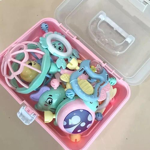 Rattles Shape Baby Toy Box 11 - Multicolor