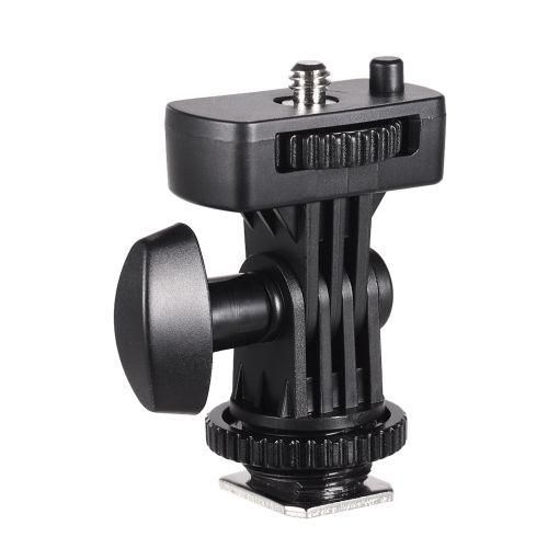 Flexible Cold Shoe Mount Adapter With 14 Inch Screw For