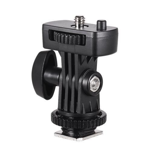Flexible Cold Shoe Mount Adapter With 14 Inch Screw For