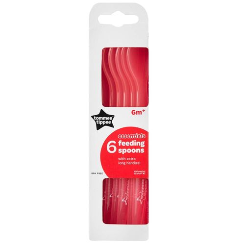 Tommee Tippee Essentials Feeding Spoons 6pcs