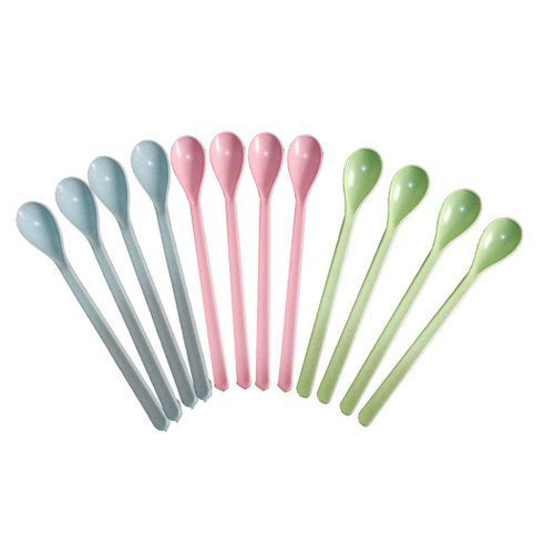 Other 12 Pieces Plastic Spoons For Baby Feeding - Multicolor