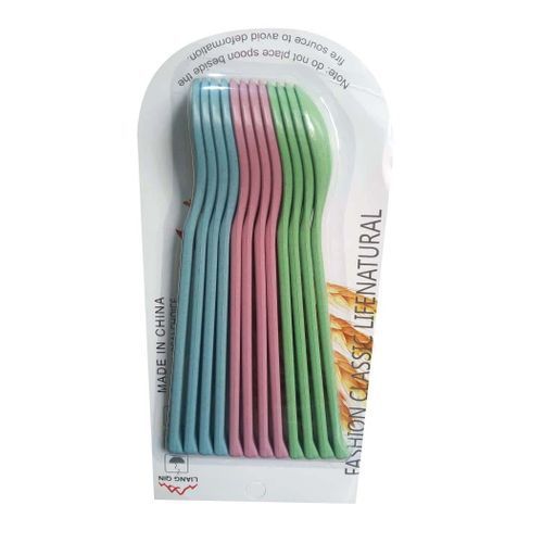 Other 12 Pieces Plastic Spoons For Baby Feeding - Multicolor