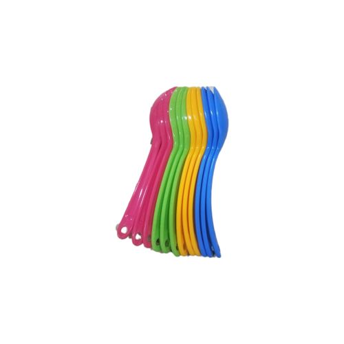 Other 12 Pieces Plastic Spoons For Baby Feeding - Multicolor