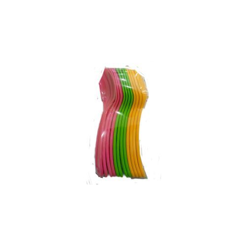 12 Pieces Plastic Spoons For Baby Feeding - Multicolor