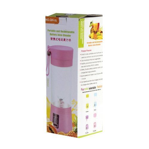 Portable & Rechargeable Battery Juice Blender - Blue