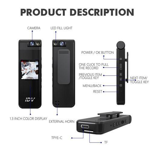IDV L13 1080P HD Mini Audio Video Recorder
