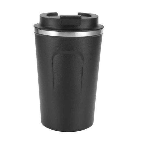 Tumbler Vacuum Insulated Coffee Mug w/ Lid Office Travel black 510ml