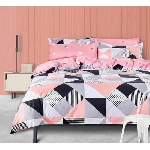 10pcs Set With 1 Duvet With A Removable Inner, 2 Bedsheets, 2cushions, 2curtains, One Neckroll And 1 Pair Of Bedroom Sandals And 2 Pillowcases