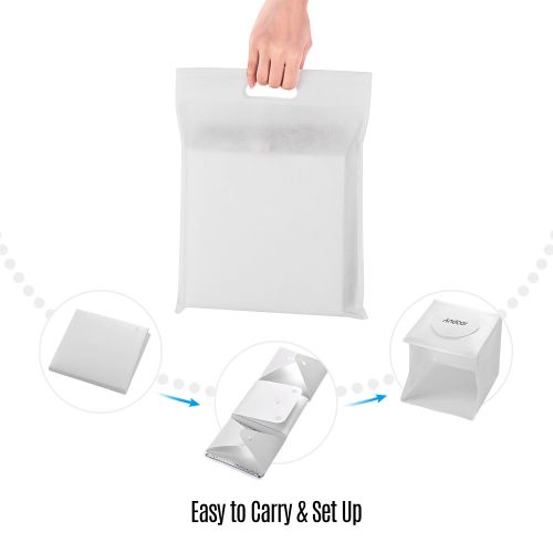 Andoer Portable Photo Studio LED Light Box Shooting Tent