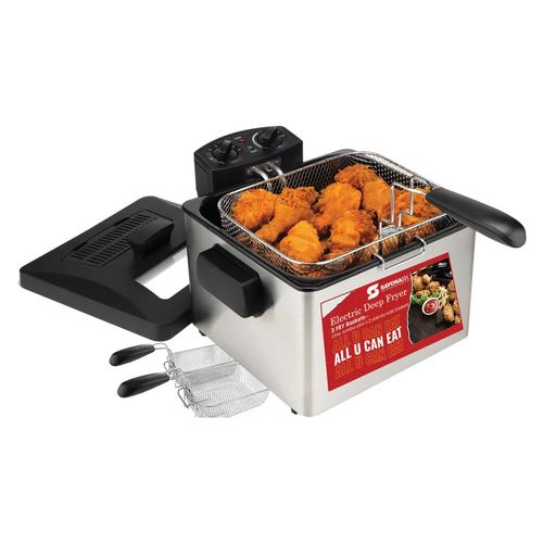 Sayona 6L Deep fryer 4395 - Silver