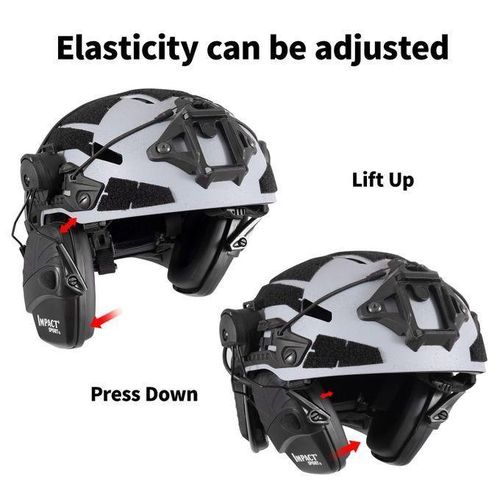 Electronic Shooting Headset Helmet Mounted Version Hunting