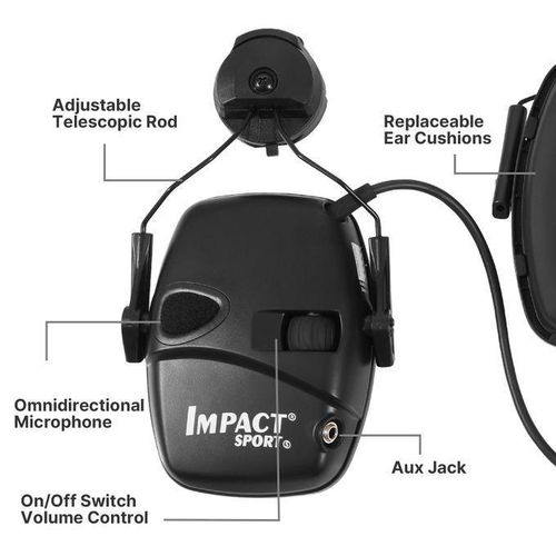 Electronic Shooting Headset Helmet Mounted Version Hunting