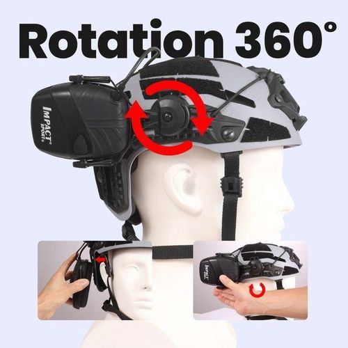 Electronic Shooting Headset Helmet Mounted Version Hunting