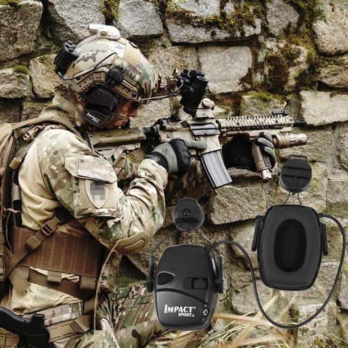 Electronic Shooting Headset Helmet Mounted Version Hunting