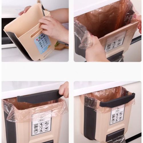 Easy Foldable Garbage Bin - Multi Color