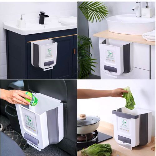 Easy Foldable Garbage Bin - Multi Color