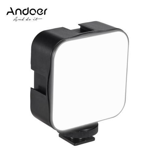 Andoer Mini LED Video Light Photography Fillin Lamp 6500K
