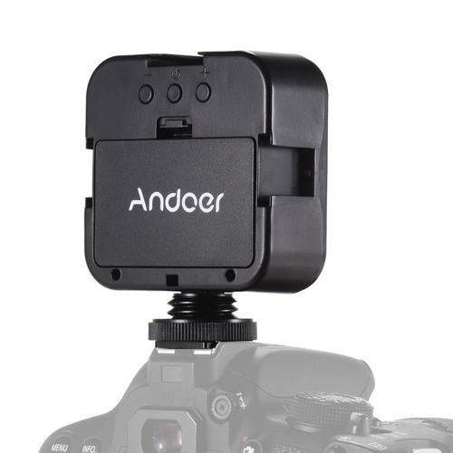 Andoer Mini LED Video Light Photography Fillin Lamp 6500K