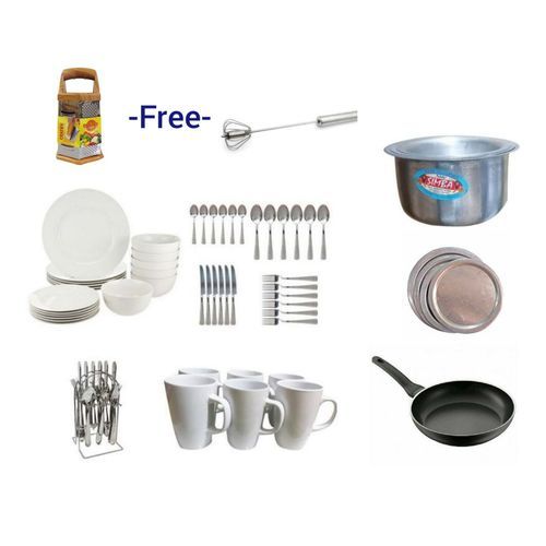 Dinner Set 60pcs Ceramic Dinner set -White