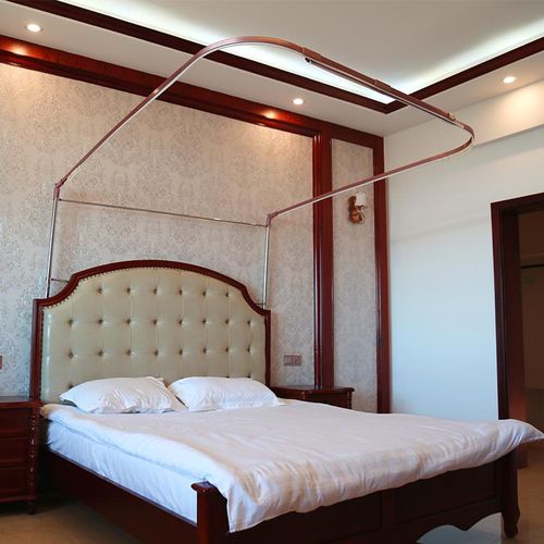 David Fishing Rod  Mosquito Net With 2 Stands & Retractable Guide Rail Premium Packaging Vary Design F1 Purple
