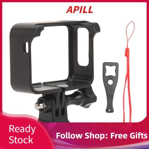 Apill Frame Bracket for GO 3 Protective Cage Cover Adapter Mount with 1/4in Screw Hole
