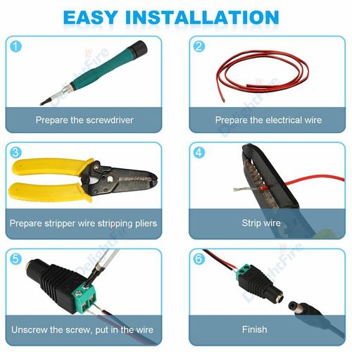 5pcs 12V DC BNC Male Female Adapter Coax CAT5 Video Balun Plug Connector for Led Strip Lights CCTV Camera 2.1*5.5mm