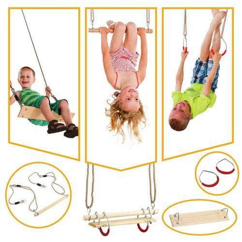 Tree Seat Wooden Heavy Duty Swing Chair For Children