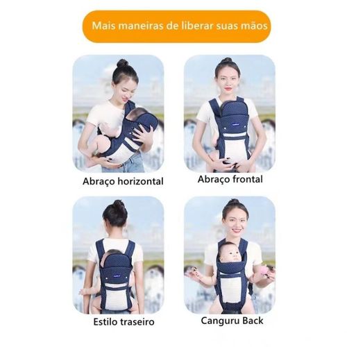 SMF Kangaroo Baby (Updated) Ergonomic and Breathable Baby Strap Weight 20