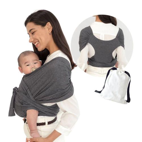 CLEVERHD Baby Carrier, Adjustable Simple Front Strap, Grid Cross X-type Front