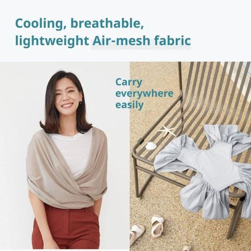 CLEVERHD Baby Carrier, Adjustable Simple Front Strap, Grid Cross X-type Front