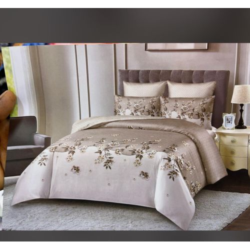 6*6 Duvet Set With 1 Bedsheet 2 Pillowcases- Multicolour