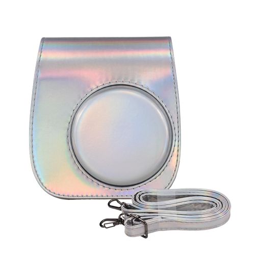 Instant Camera Storage Case Camera Bag PU Leather Magnetic Buckle with Shoulder Strap Compatible with Fujifilm Instax Mini 12/11/9/8 NO5112