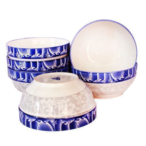 Set Of Soup Bowls, 6pcs - Blue