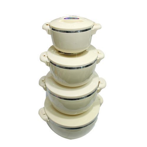 Insulation Pot 4pc Set - Cream