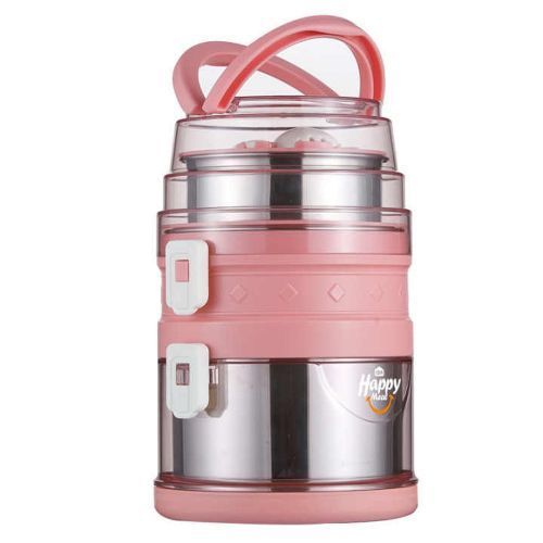 2.1L Preservation Food Lunch Box Container Flask With Spoon And Fork, Color May Vary.