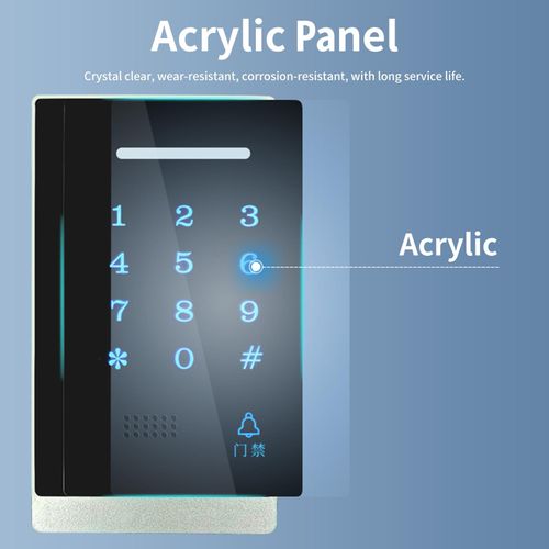 Access Control Keypad, Waterproof Backlight Door Access Control Keypad Password Keypad for House Apartment NO5111