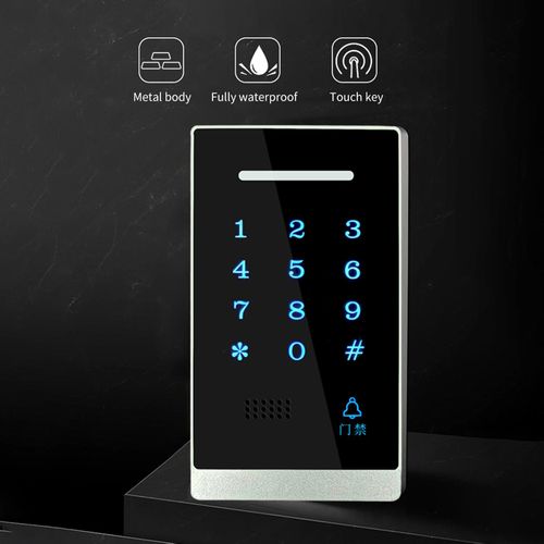 Access Control Keypad, Waterproof Backlight Door Access Control Keypad Password Keypad for House Apartment NO5111