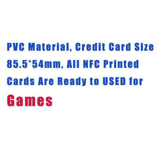 Custom Design Wa49 Ike Animal Nfc Printing Ntag215 For Games
