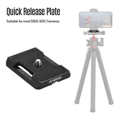 Andoer TY-50 Quick Release Plate Small QR Plate With Arca