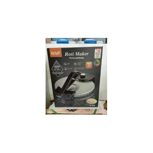 Pizza Chapati Maker Roller Non-Stick - Silver/Black
