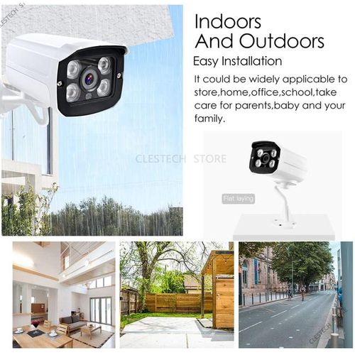 4led Array Real Full Hd 1200tvl Cctv Camera 960h Analog Waterproof Ip66 Outdoor Ir-Cut 30m Night Vision Security Video