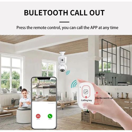 ICSEE 4K 8MP E27  WiFi Camera Dual  Dual Screen Auto Tracking Two Way Audio Color Night Vision Outdoor Security Camera