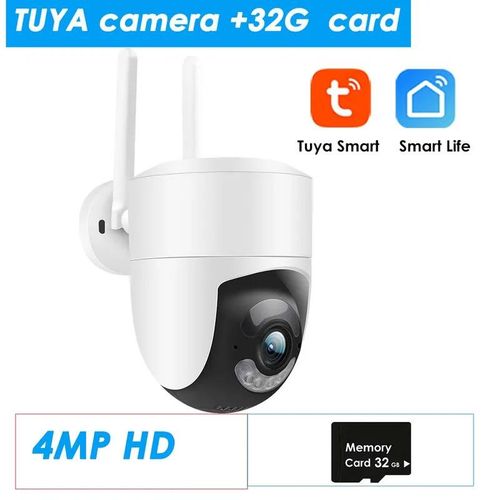 Yours WiFi Camera 360 ° 2K 4MP 5G WiFi Alexa Security Camera Outdoor Ai Tracking Smart Home Video Surveillance SmartLife IP Camera