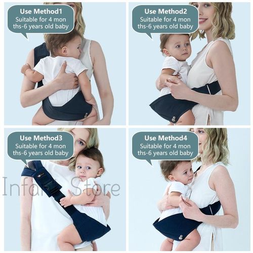Adjustable Baby Sling Wrap Baby Carrier Soft Wrap Sling for Newborns Baby