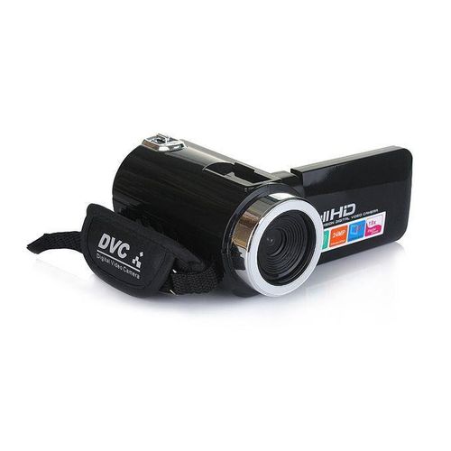 Video Camera 1080P 2400W Camcorder Vlog Camera For YouTube 270° Flipping IR Night Vision Wide Angle Len Full Set